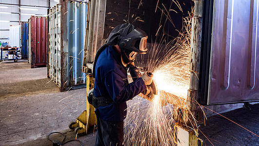 Container-Reparatur